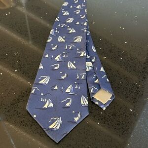 Vintage Dior Sailboat Tie